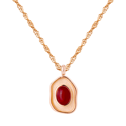 Scarlet Treasure Necklace Rose Gold