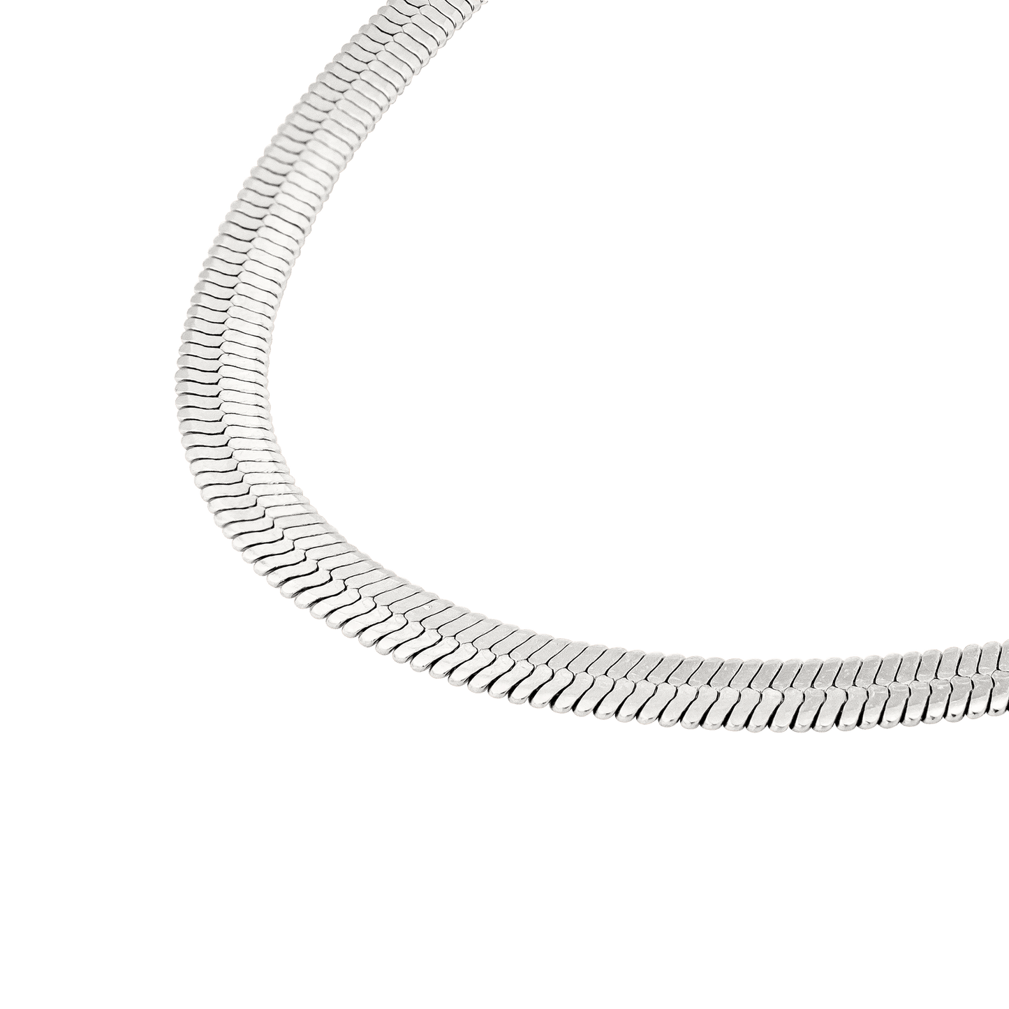 Flowy Heart Necklace Bundle Silver