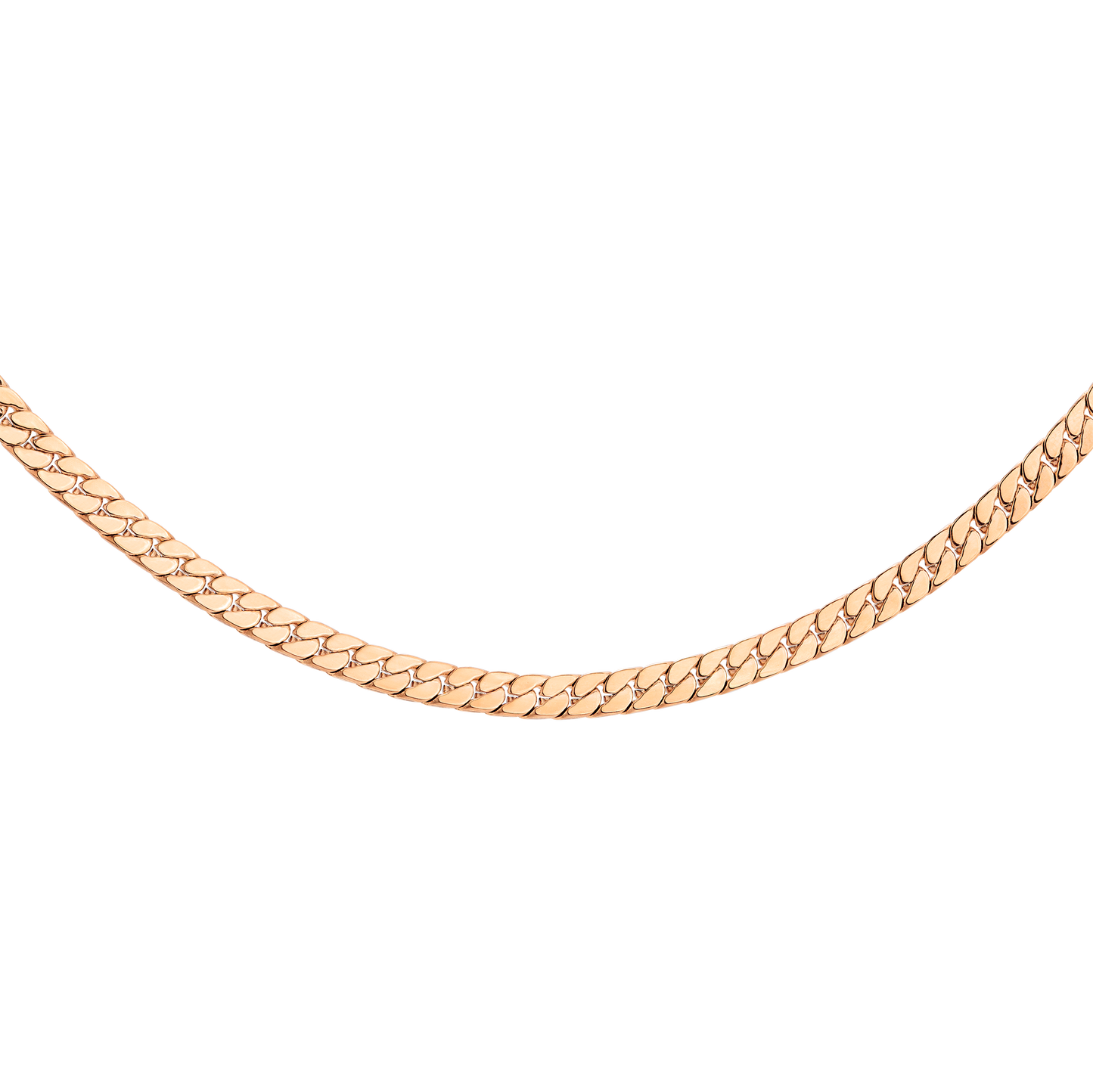Snaked Necklace Rose Gold