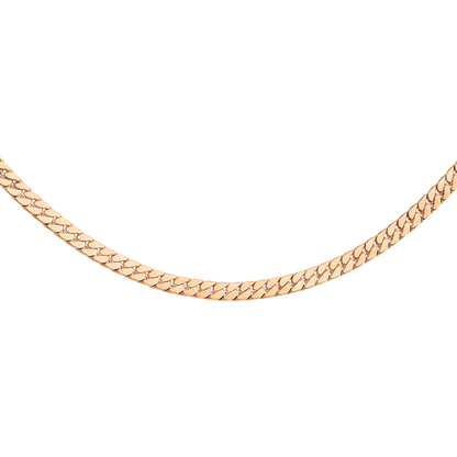 Snaked Necklace Rose Gold