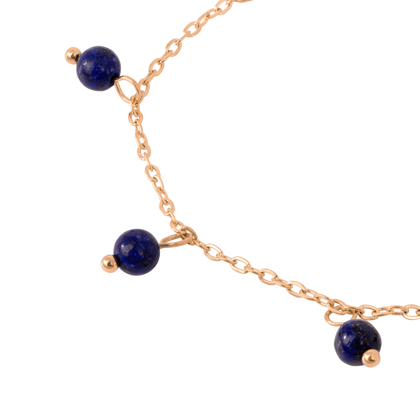 Blue Bay Anklet Rose Gold