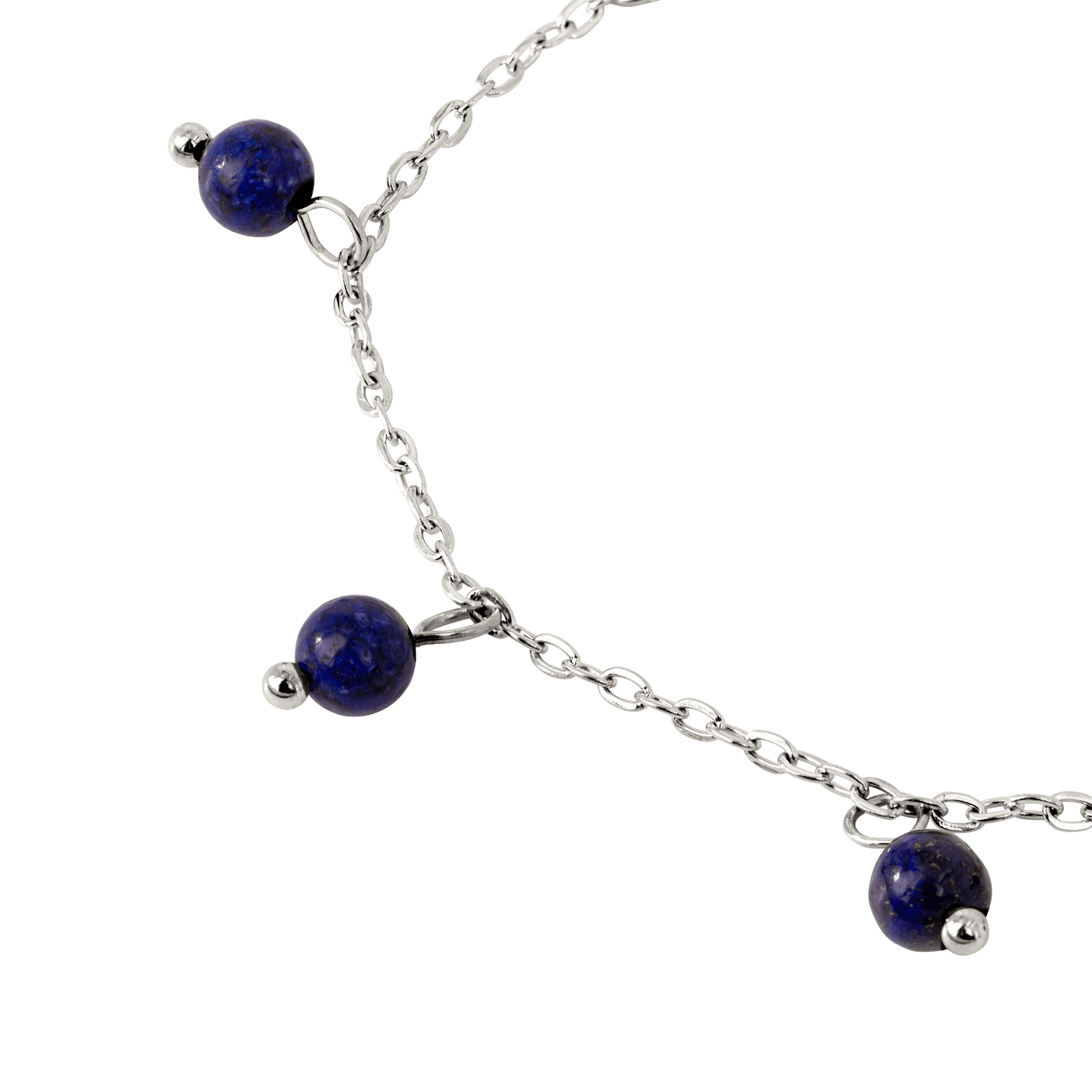 Blue Bay Anklet Silver