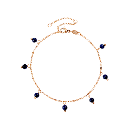 Blue Bay Anklet Rose Gold