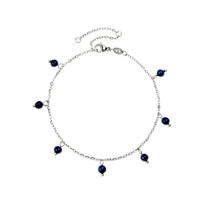 Blue Bay Anklet Silver