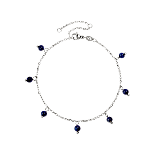 Blue Bay Anklet Silver