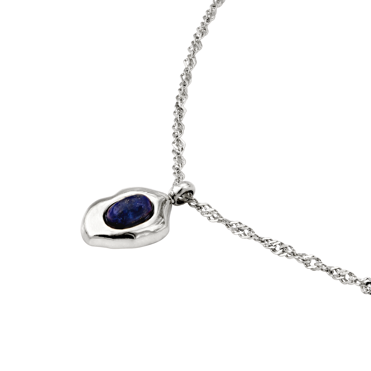 Blue Breeze Necklace Silver