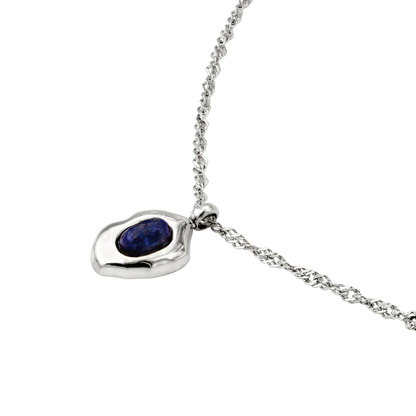 Blue Breeze Necklace Silver