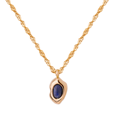 Blue Breeze Necklace Rose Gold