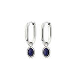 Blue Breeze Oval Hoop Set Baby Silver