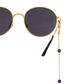 Blue Bay Sunglasses Chain Gold