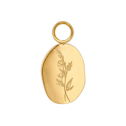 Bouquet Coin Hoop Set Medium Gold