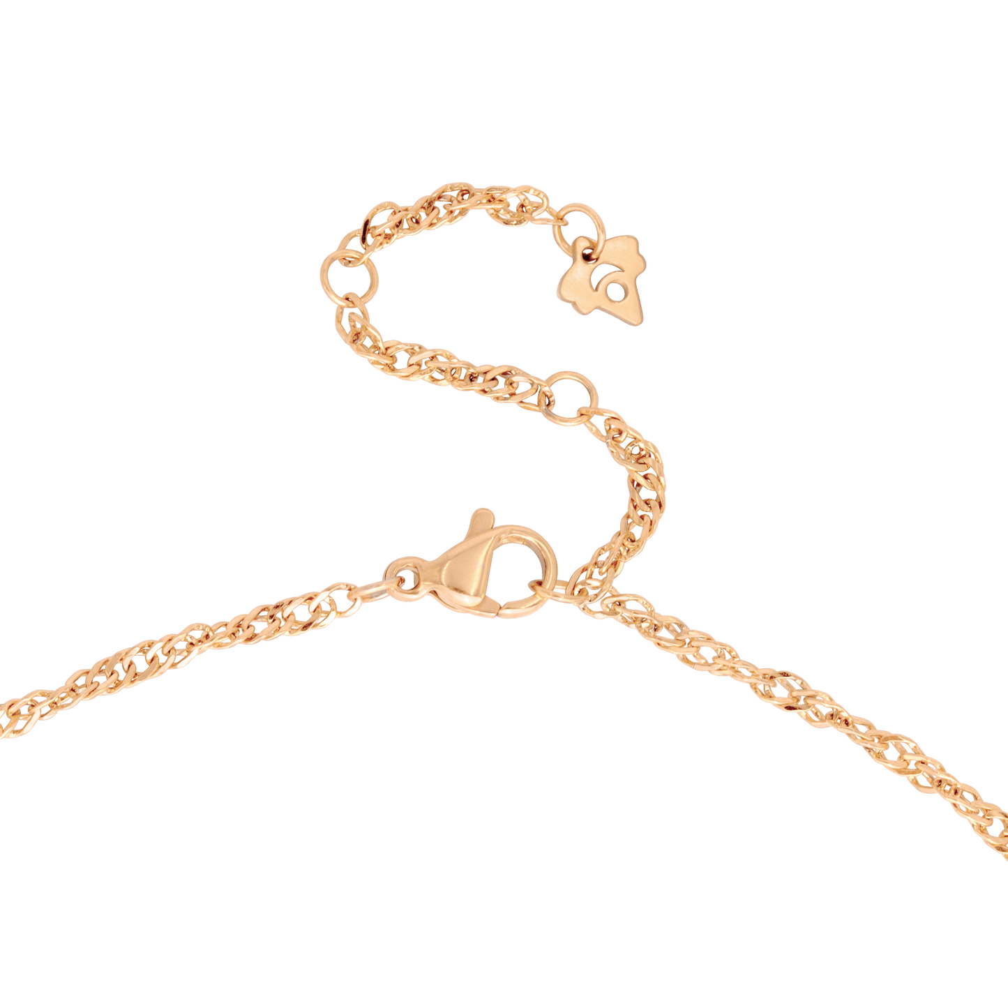 Bouquet Coin Necklace Rose Gold