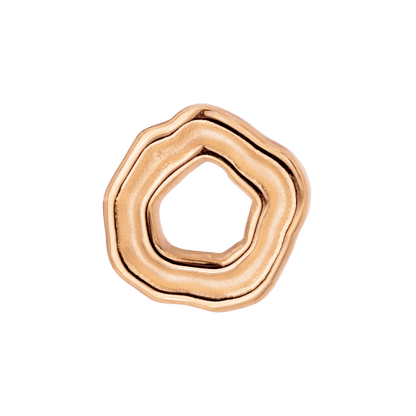 Chunky Coastal Charm Hoop Set Medium Rose Gold