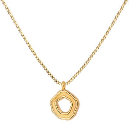 Coastal Charm Necklace Gold