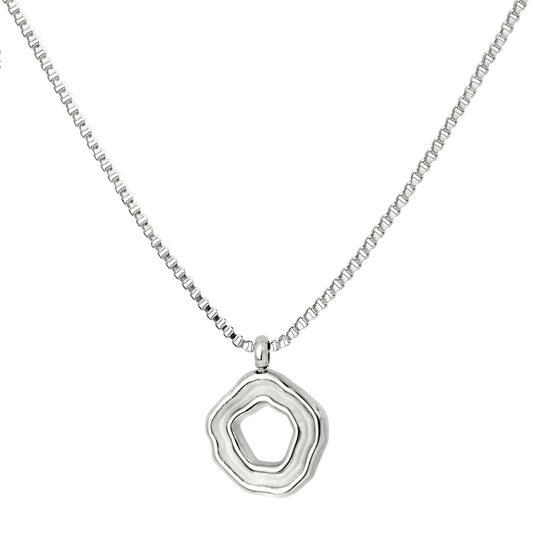 Coastal Charm Necklace Silver