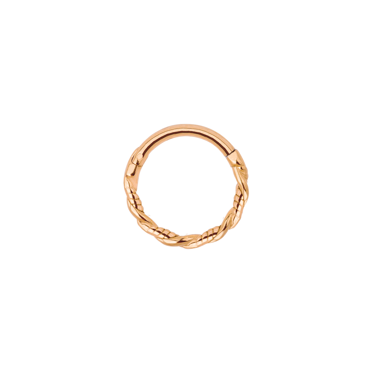 Curly Twist Piercing Rose Gold