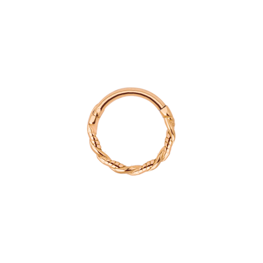 Curly Twist Piercing Rose Gold