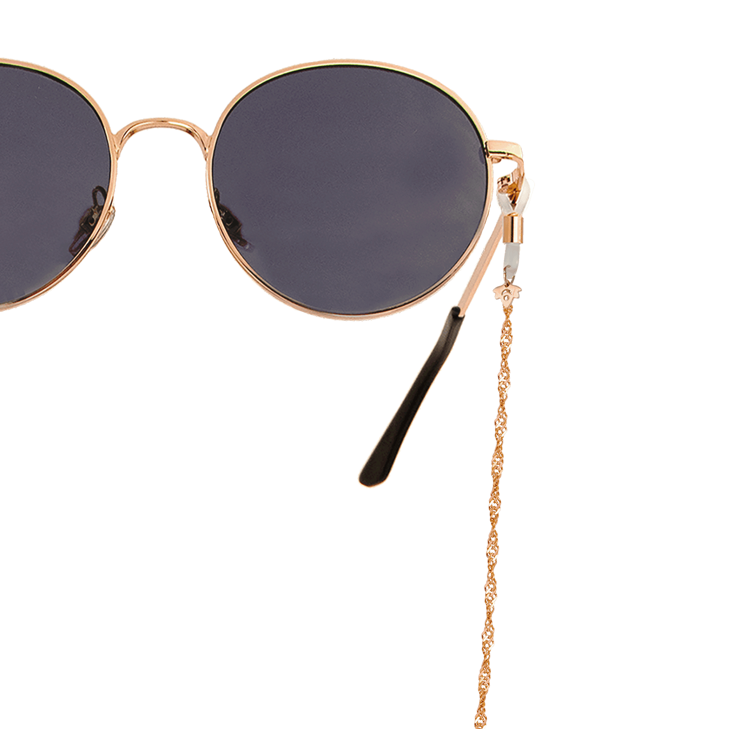 Curly Twist Sunglasses Chain Rose Gold