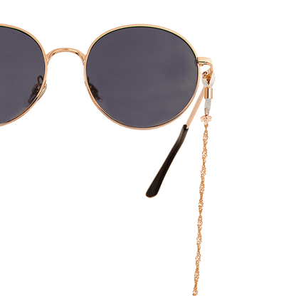 Curly Twist Sunglasses Chain Rose Gold