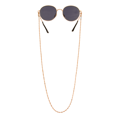 Curly Twist Sunglasses Chain Rose Gold