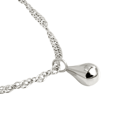 Drop it Necklace Silver