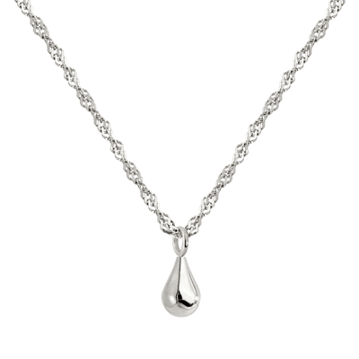 Drop it Necklace Silver