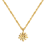Flowery Necklace Gold