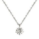 Flowery Necklace Silver