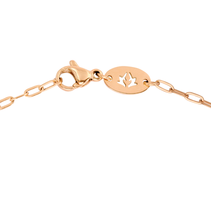 Heart Ace Necklace Rose Gold