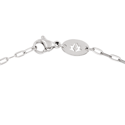 Heart Ace Necklace Silver