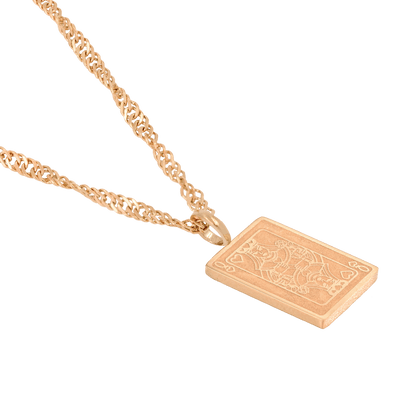 Like a Queen Necklace Rose Gold