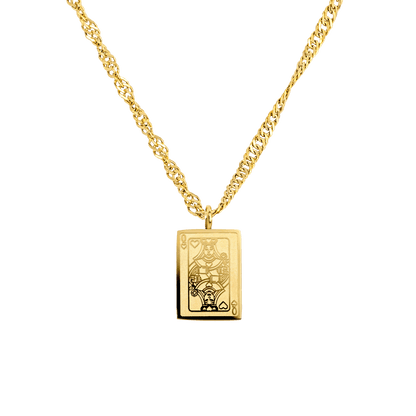 Like a Queen Necklace Gold