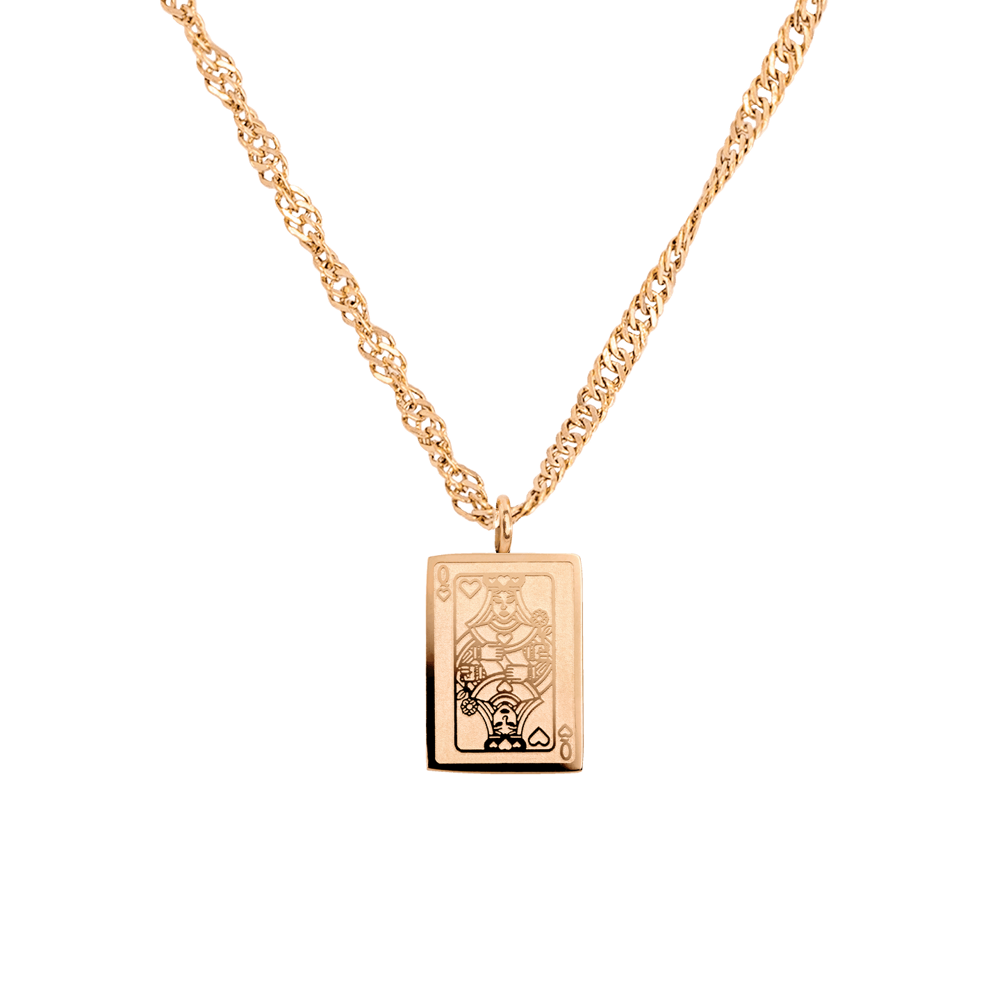 Like a Queen Necklace Rose Gold