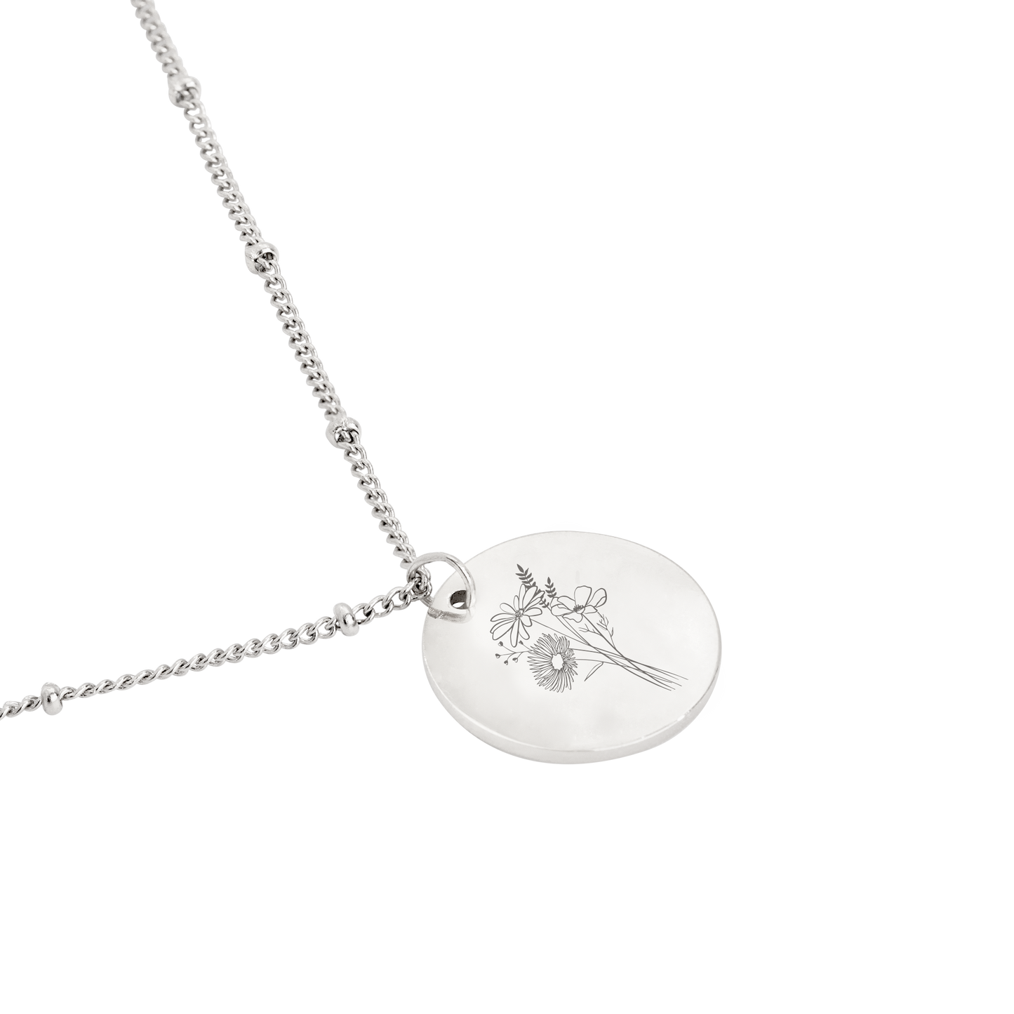 I love you mom Necklace Silver
