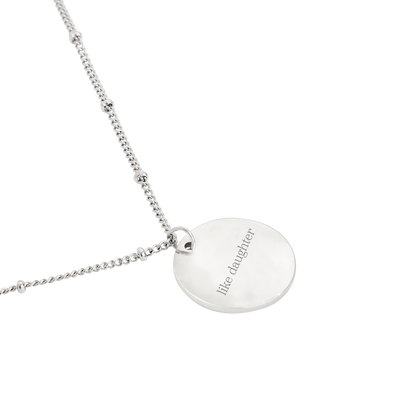 Mother & Daughter Necklace Silver