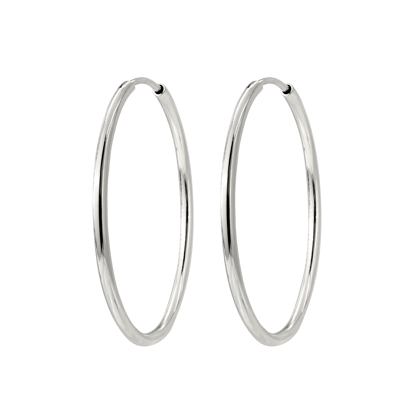 Maxi Hoops Silver