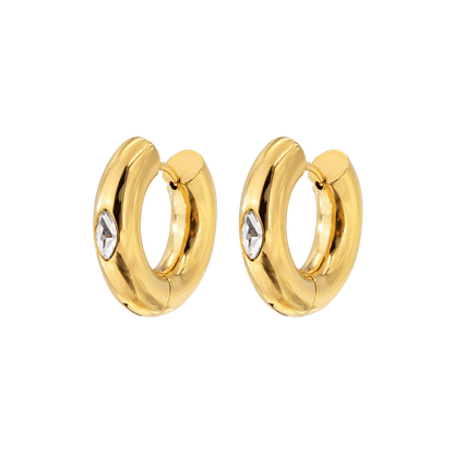 Phat Glowy Hoops Gold