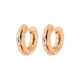 Phat Glowy Hoops Rose Gold