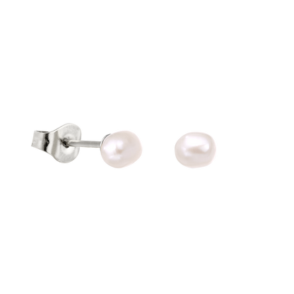 Pure Pearl Studs Silver