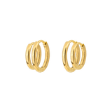 Clean Hoop Bundle Small Gold
