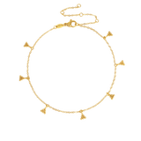 Tiny Beads Anklet Gold