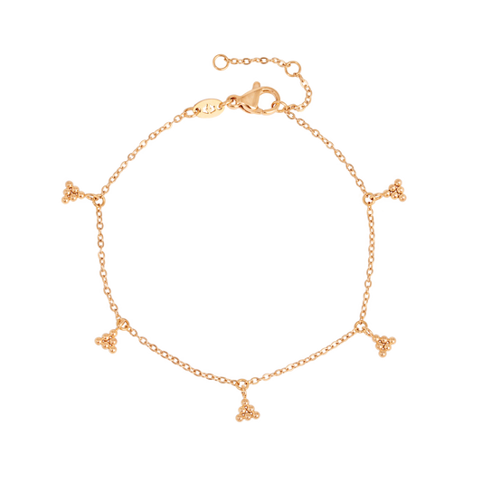 Tiny Beads Bracelet Rose Gold