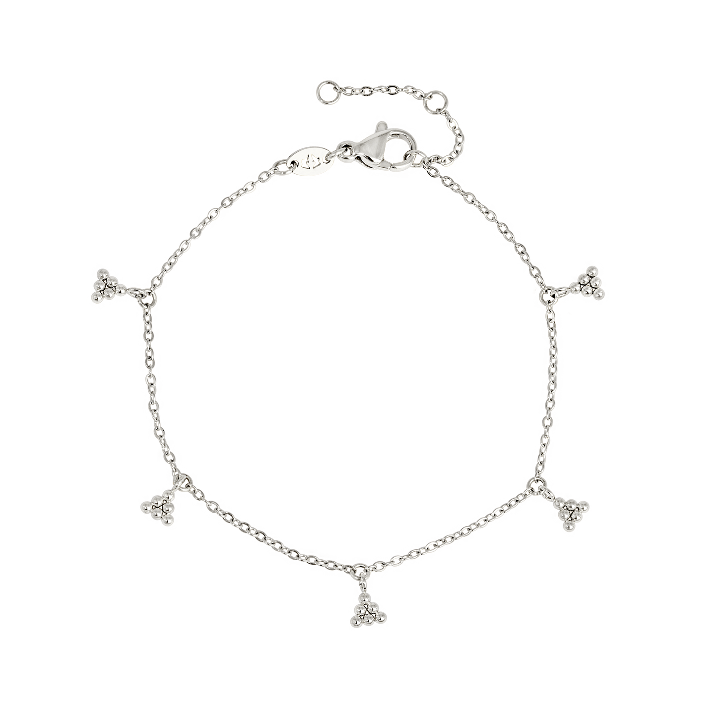 Tiny Beads Bracelet Silver