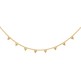Tiny Beads Necklace Gold