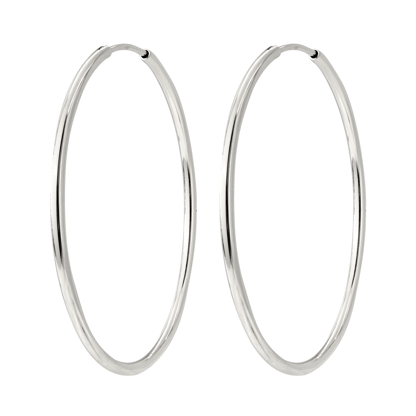 Extra Maxi Hoops Silver