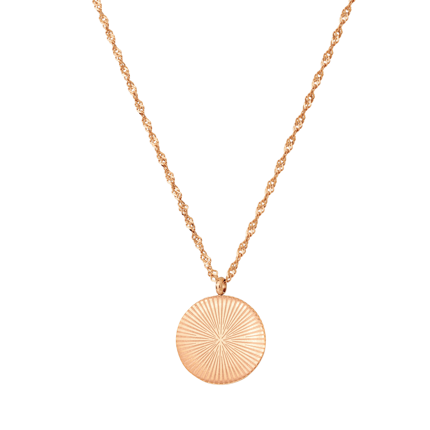 Rise & Shine Necklace Rose Gold