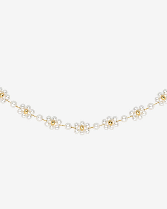 Bonita Flower Choker Gold
