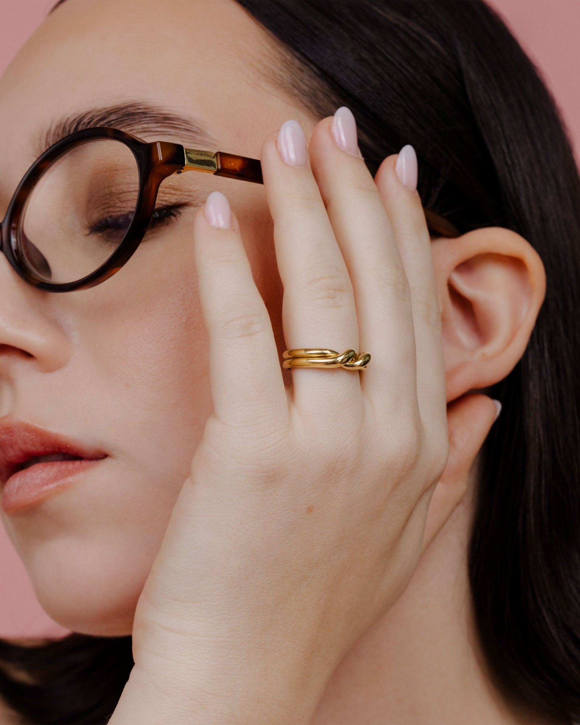 Twinsies Ring gold