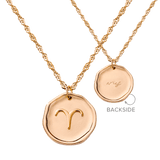Zodiac Necklace – Aries Rose Gold