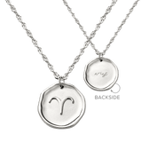 Zodiac Necklace – Aries Silver